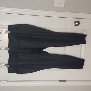 Terra and Sky leather look leggings  size 3X